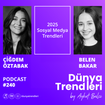 Podcast bölümü: 2025 Sosyal Medya Trendleri - Marsi Kurucusu Belen Bakar ve Pirix Kurucusu Çiğdem Öztabak | Dünya Trendleri by Aykut Balcı