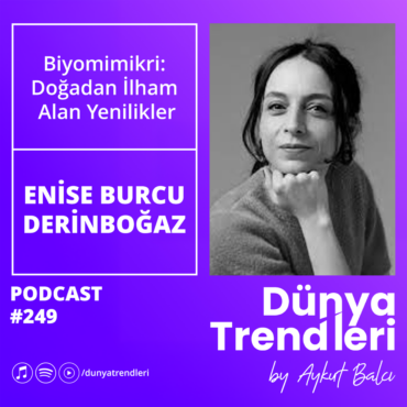 Podcast bölümü: Biyomimikri: Doğadan İlham Alan Yenilikler - Konuk: Mori Kurucusu Enise Burcu Derinboğaz | Dünya Trendleri by Aykut Balcı