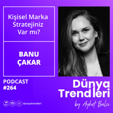 Podcast bölümü: Kişisel Marka Stratejiniz Var mı? - Konuk: Smart Career Türkiye Kurucusu Banu Çakar | Dünya Trendleri by Aykut Balcı