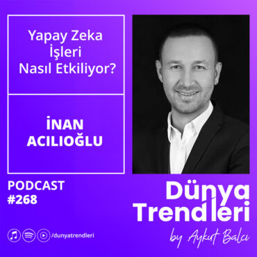 Podcast bölümü: Yapay Zeka İşleri Nasıl Etkiliyor? - Konuk: Danışman ve Yazar İnan Acılıoğlu | Dünya Trendleri by Aykut Balcı